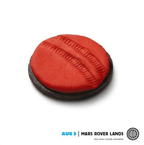 Oreo Mars Rover Ad